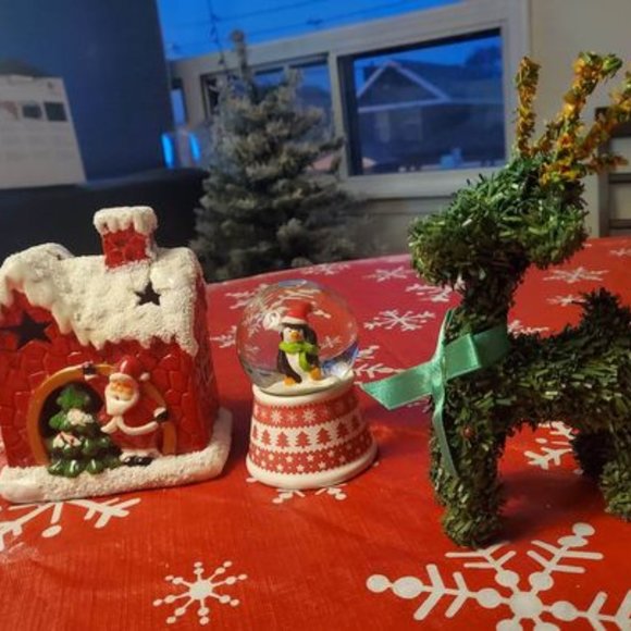3 Xmas decorations pieces - Picture 1 of 4